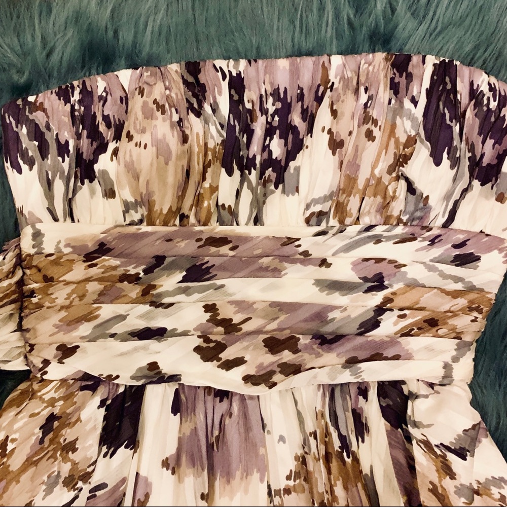 BCBG MAXAZRIA Floral Tube Dress